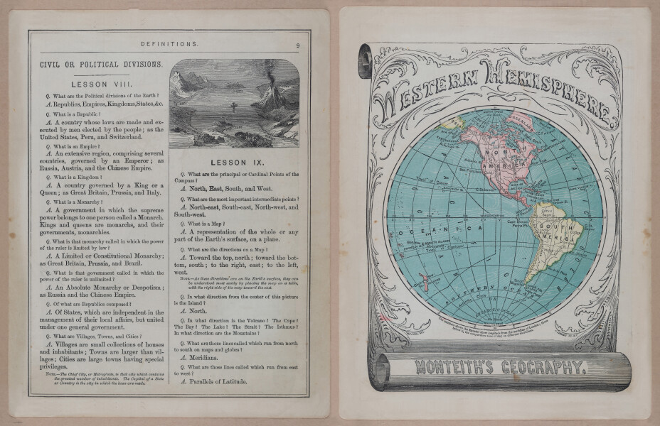 E288 -Monteith's Manual of Geography 1876 - 5290-5291