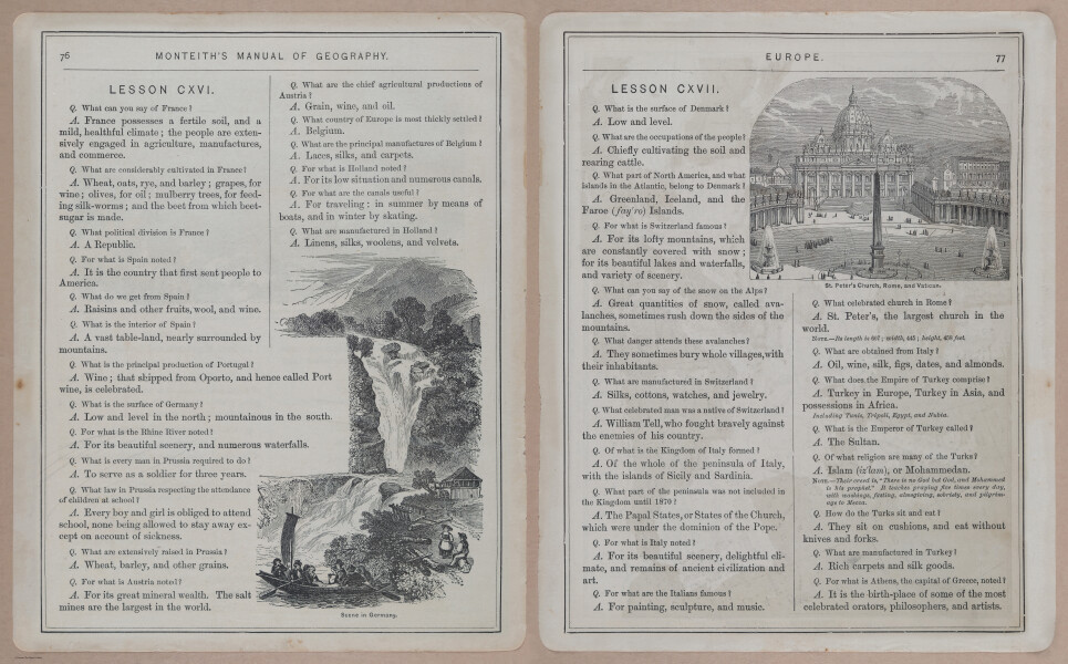 E288 -Monteith's Manual of Geography 1876 - 5354-5355
