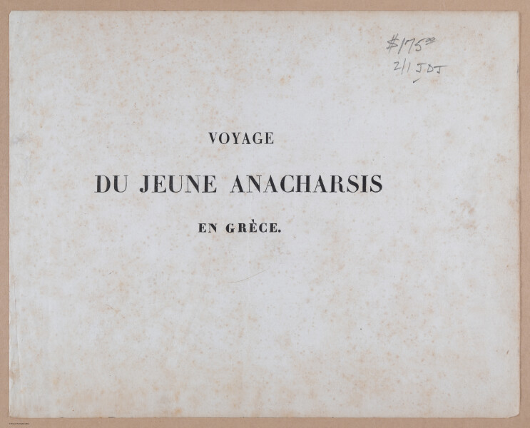 E302 - Voyage De Jeune Anacharsis 1830 - 6025
