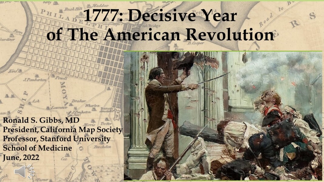 E195 - Intro Page - 1777 Decisive Year of the American Revolution