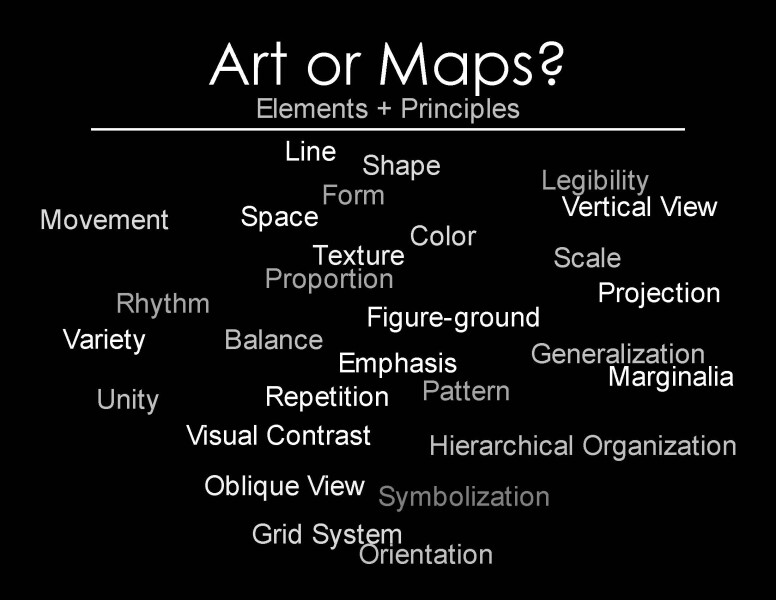 Elements and Principles of Art and Maps