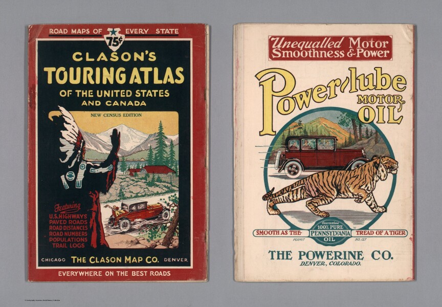 Clasons Touring Atlas Cover 1931