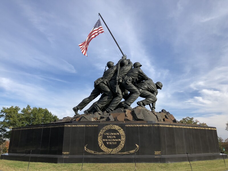 E264 - Iwo Jima Memorial, Joe Rosenthal & Felix de Weldon, 1945 & 1954 - from Mark Paper