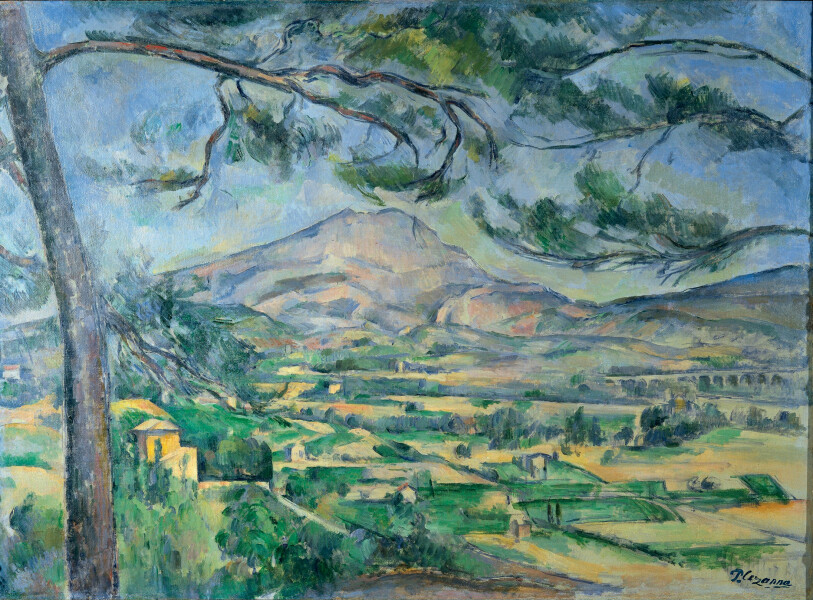 E264 - Mont Sainte-Victoire with Large Pine, Paul Cezanne, 1887 - from Eleanor Bigelow