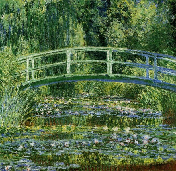 E264 - The Japanese Bridge, Claude Monet, 1897-1899 - from Ron Gibbs