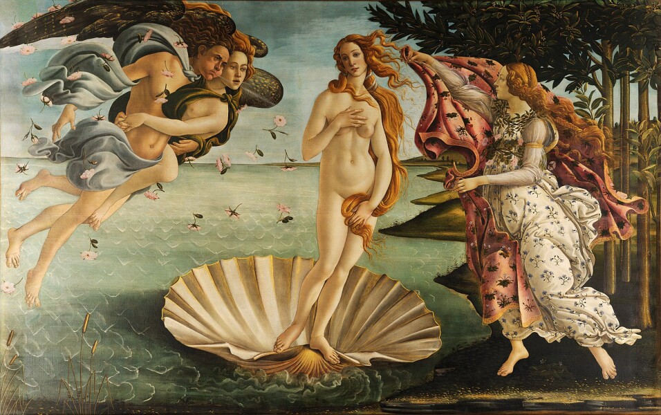 E264 - The Birth of Venus, Sandro Botticelli, 1484-1486 - from Jennifer Tulley