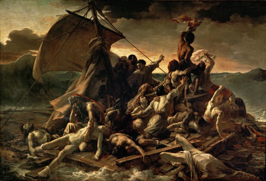 E264 - The Raft of Medusa, Theodore Gericault, 1818-1819 - from Douglas Tulley