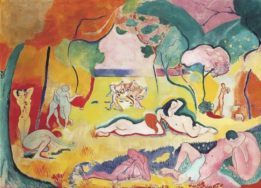 E264 - Le bonheur de vivre, Henri Matisse, 1905-1906 - from Pam Bonnie