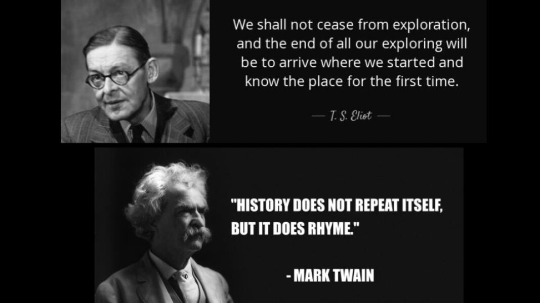 E163 - Twain and Eliot quotes