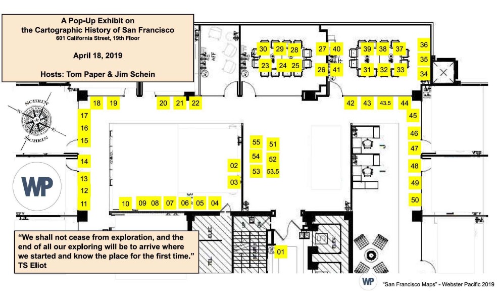 E37a - San Francisco exhibit layout, April 18, 2019