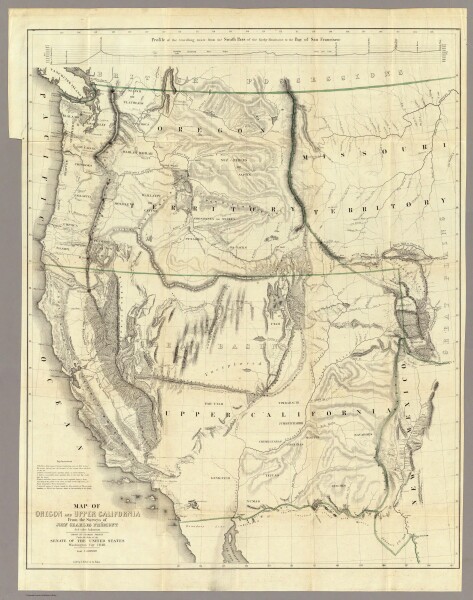 E37 - Western North America, by John Charles Fremont, 1848