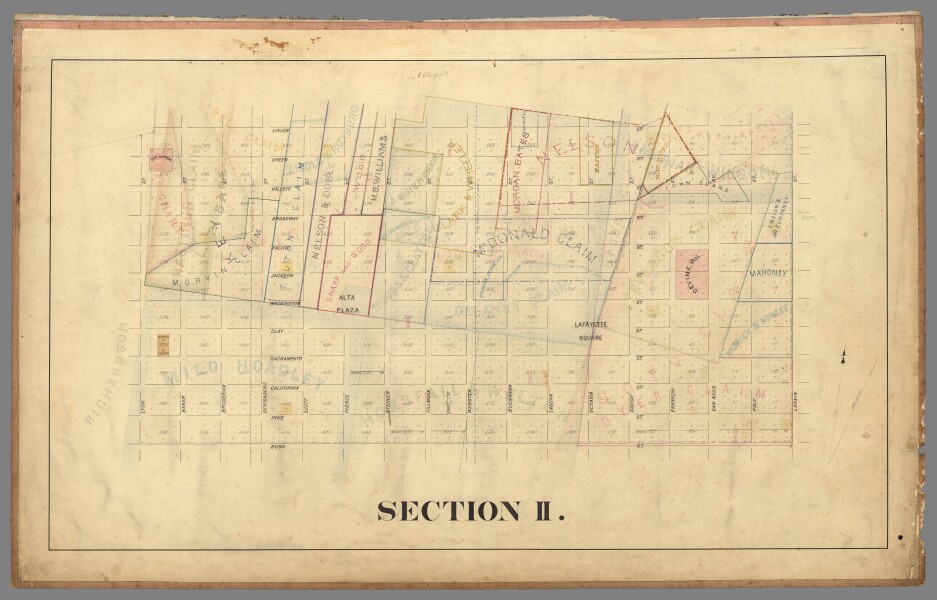 E37 - San Francisco Western Addition Land Claims, by anonymous, 1858