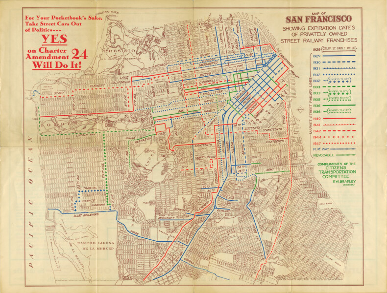 E37 - San Francisco, by Citizens Transport Committee, 1928