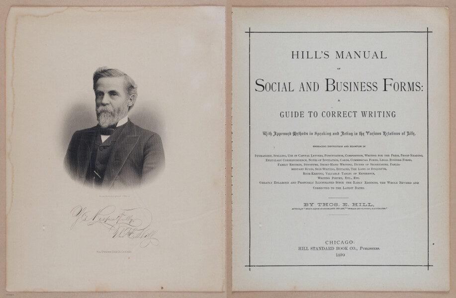 E297 - Hill's Manual of Social and Business Forms 1890 - 6192-6193