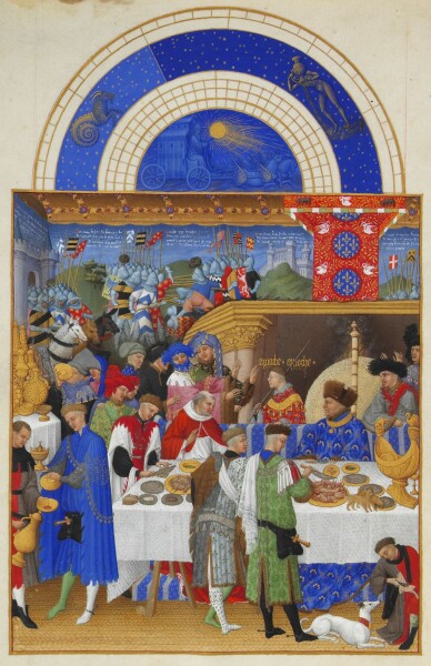 E69 - Tres Riches Heures du Duc de Berry - January