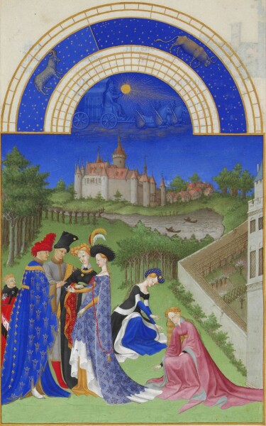 E69 - Tres Riches Heures du Duc de Berry - April