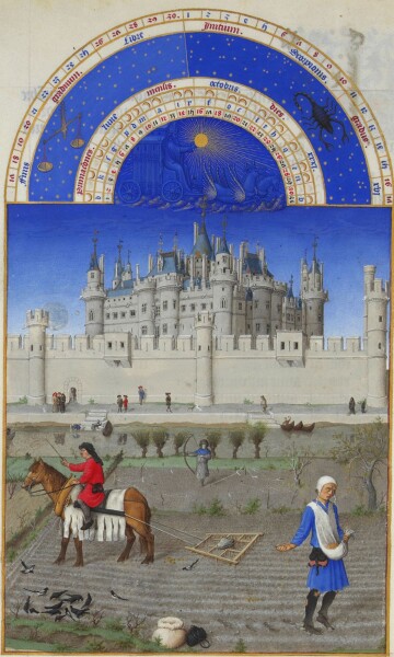 E69 - Tres Riches Heures du Duc de Berry - October