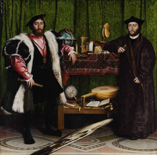 E69 - The Ambassadors - Hans Holbein - 1890