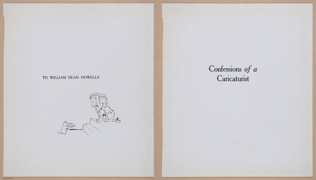 E341 - Confessions of a Caricaturist - 1917 - 11126a-11126b