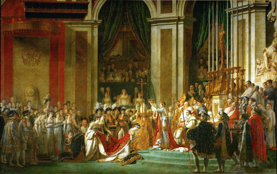 E264 - The Coronation of Napolean - by Jacques Louis David - 1807 - from Tim Arcuri