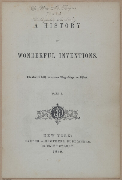 E358 - A History of Wonderful Inventions - i13506