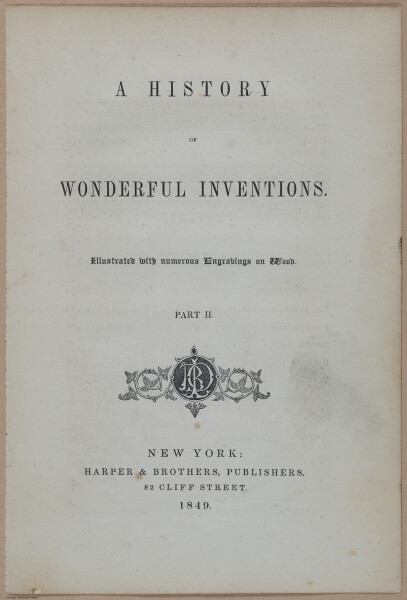 E358 - A History of Wonderful Inventions - i13543