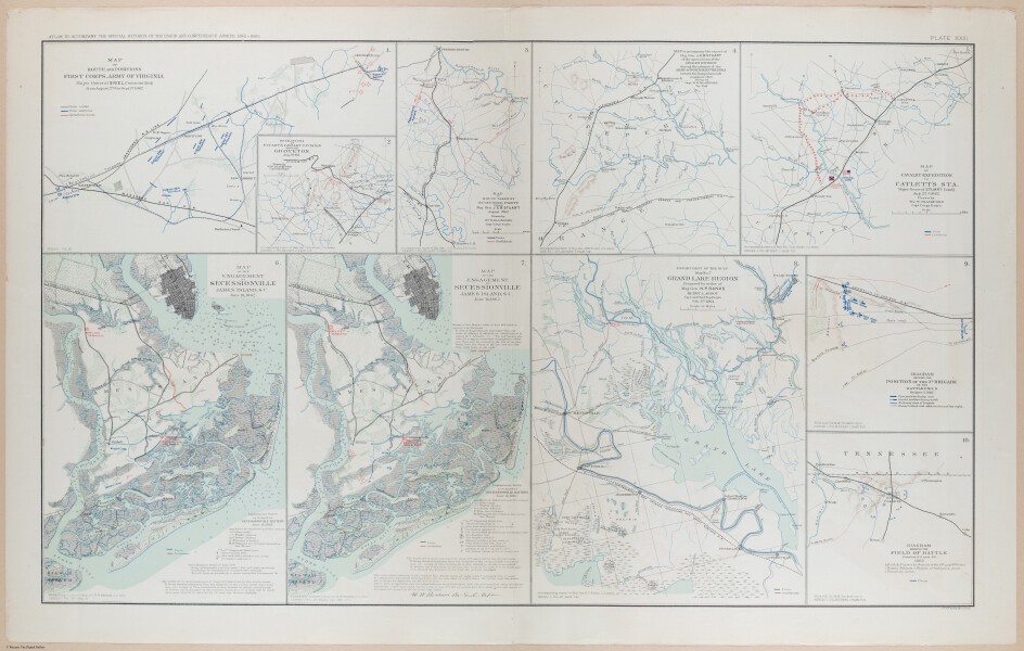 E372 - Civil War Maps - i15884-15885