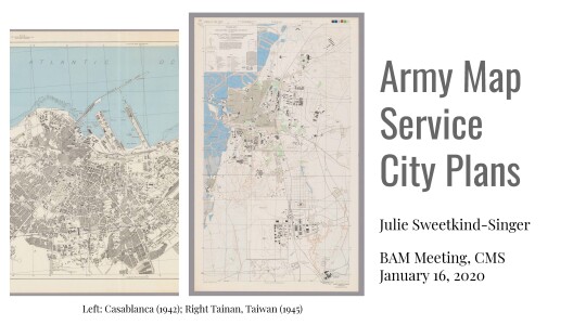 E117 - JSS - Army Map Service City Plans