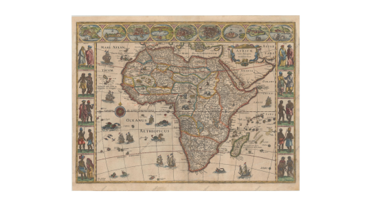 E117 - KH - Blaeu Africa Map