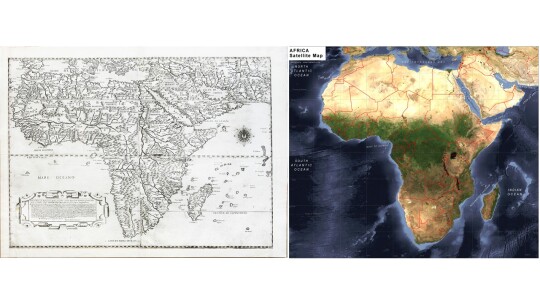 E117 - KH - Gastaldi and Satellite Africa Maps (5 of 14)