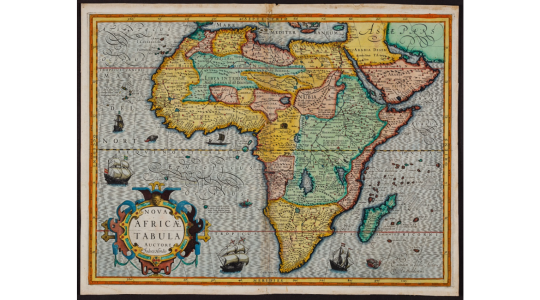 E117 - KH - Jodocus Hondius Africa Map