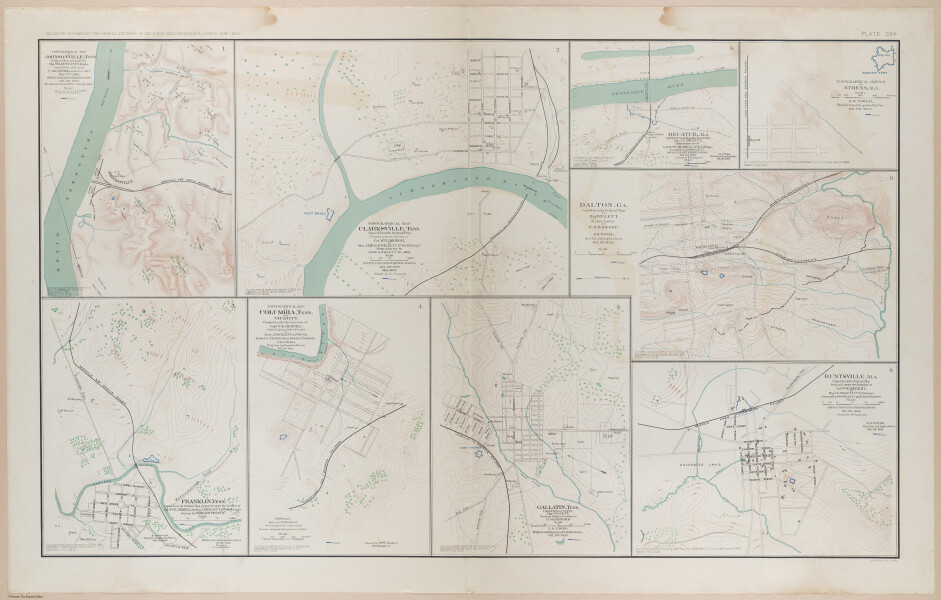 E372 - Civil War Maps - i16075-16076
