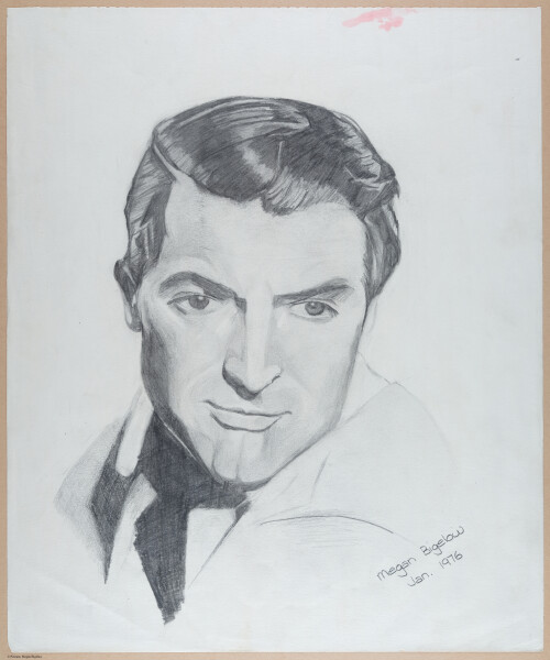 Cary Grant, pencil sketch