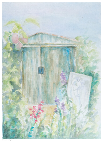 Watsonville, Bonni's Garden, plein air