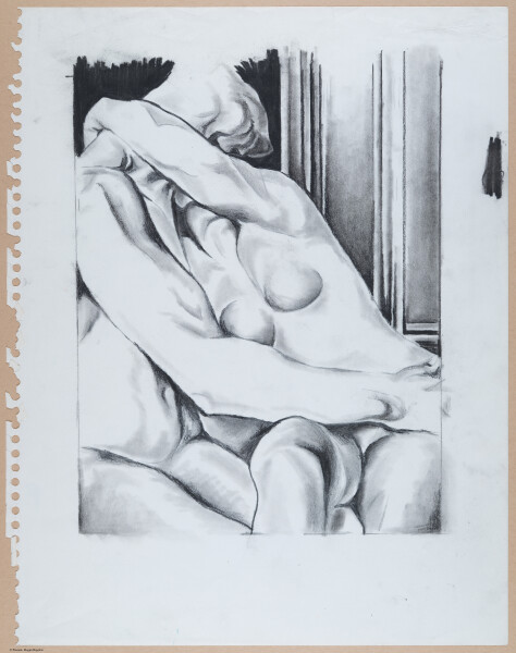 Le Baiser de Rodin, pencil sketch.Musée Rodin, 77 Rue de Varenne, 75007 Paris