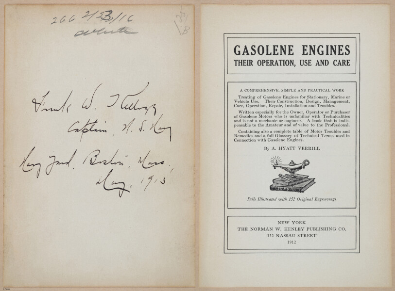 E401 - Gasoline Engines - 1912 - 17262-17263