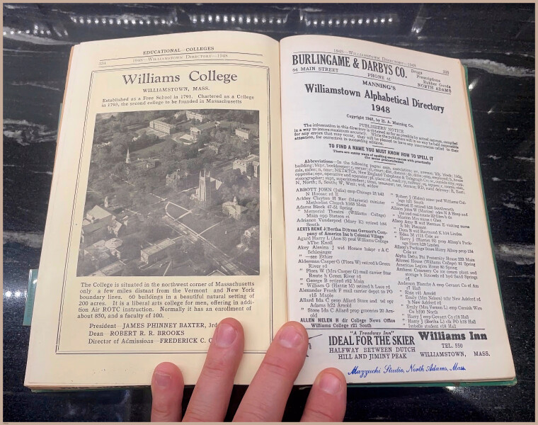 E403 - Williamstown Directory 1949 - i7002
