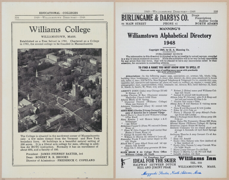 E403 - Williamstown Directory 1949 - i18930-18931