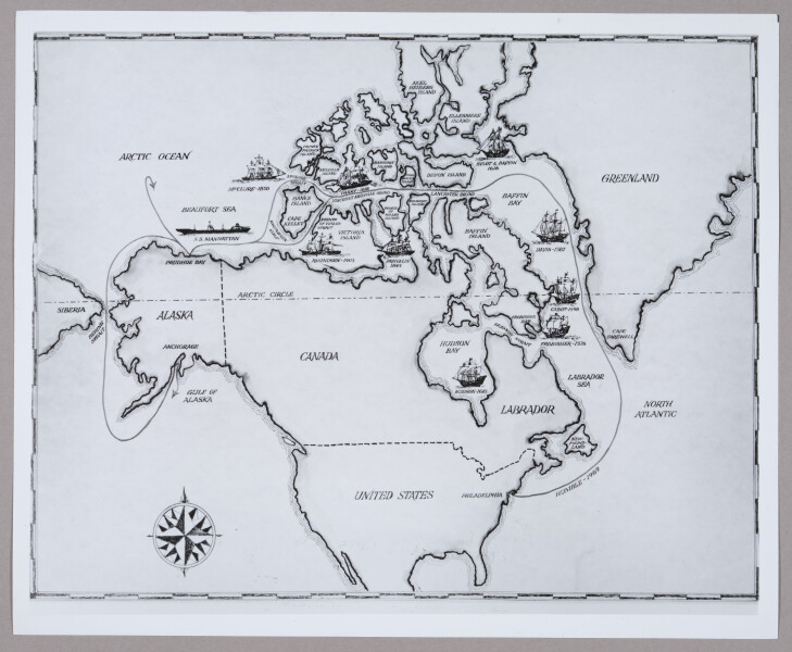 E198 - Northwest Passage, Arctic & North America - 1274 DUPLICATED