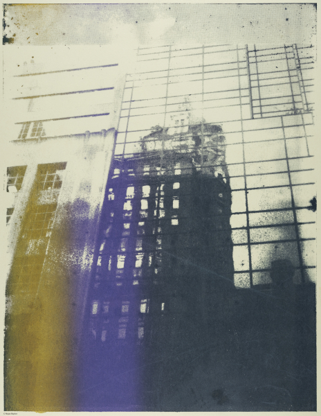 Manhattan Reflections, photo / silkscreen