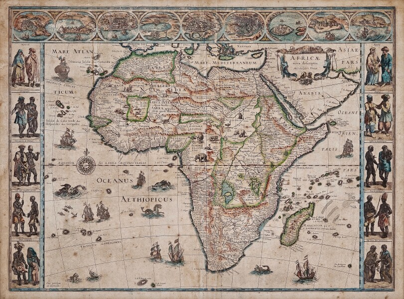 DUPLICATED from E34 - Africa Nova Descriptio 1635 