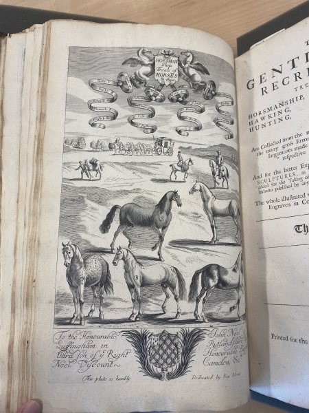 Richard Blome, The gentlemans recreation, 1686. Williams College Special Collections.