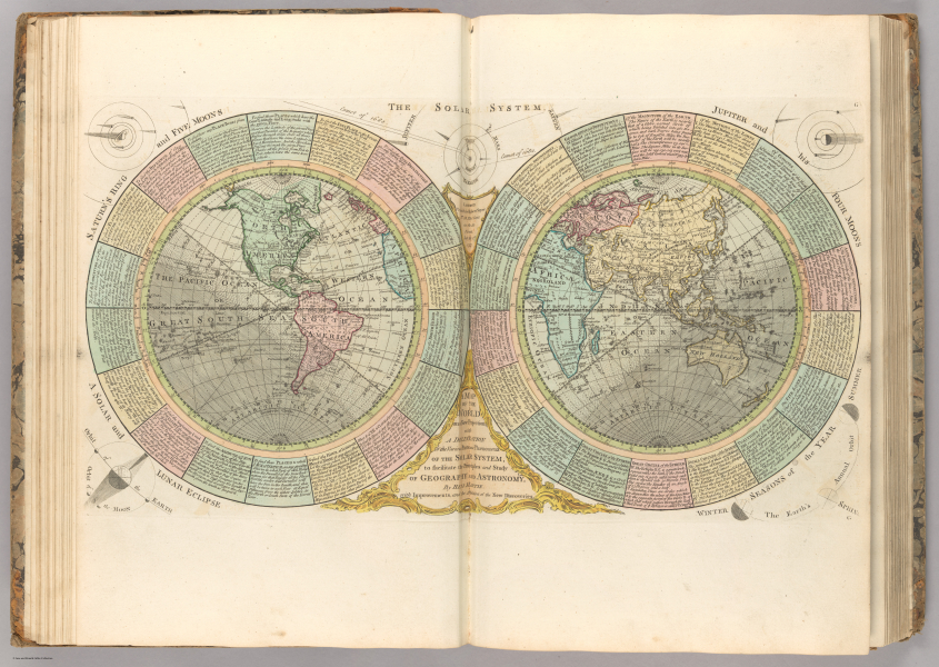 E561 - A new atlas of the mundane system or, of geography and cosmography with the particular description of the latest discoveries - Jane and Ronald Gibbs Collection