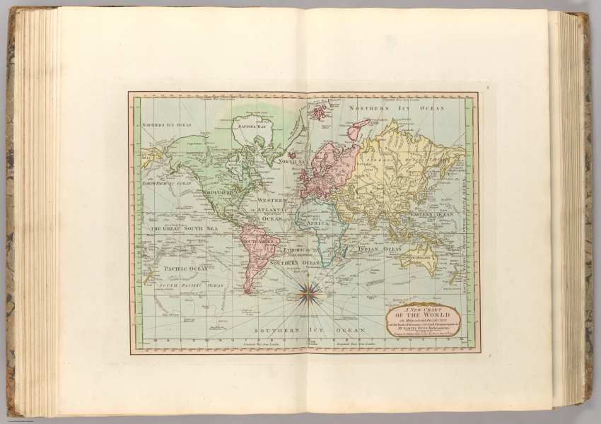 E561 - A new atlas of the mundane system or, of geography and cosmography with the particular description of the latest discoveries - Jane and Ronald Gibbs Collection