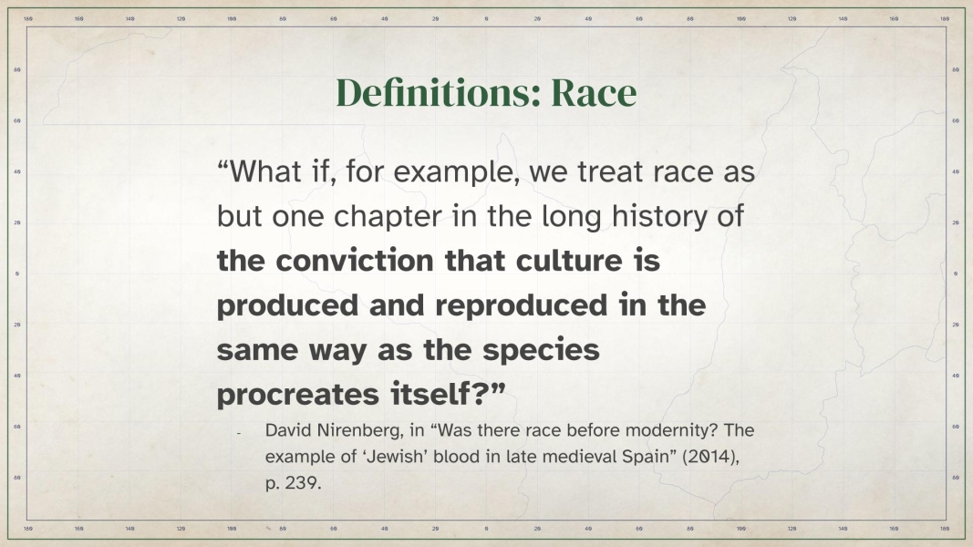 Definition: Race (David Nirenberg)