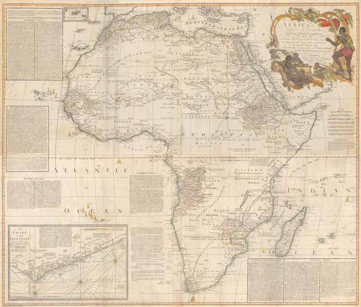 Eight Interesting Aspects: Africa According to Mr. D'Anville - 1772