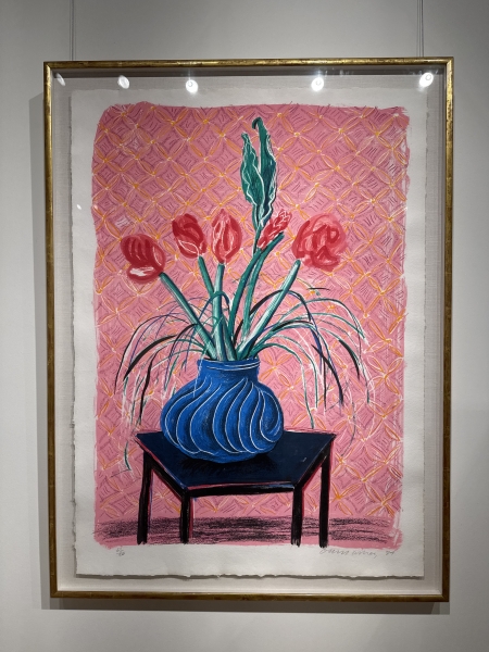 DAVID HOCKNEY (b. 1937), Amaryllis in a Vase, from: Moving Focus