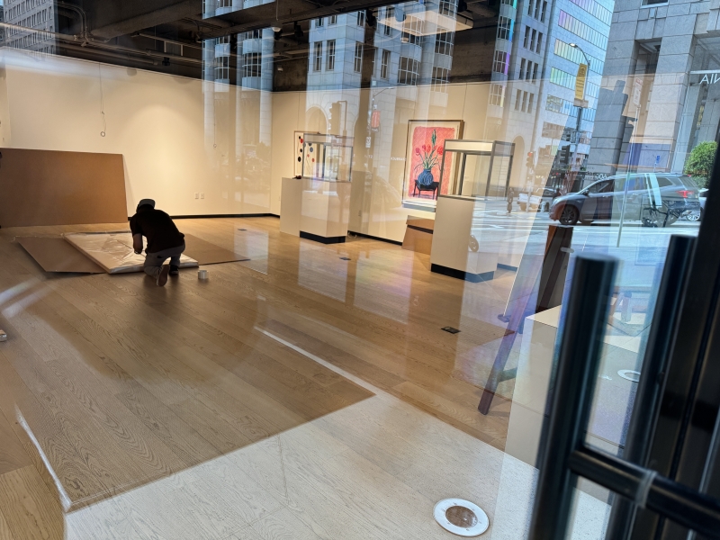 The exhibit is gone, the day after I saw it!