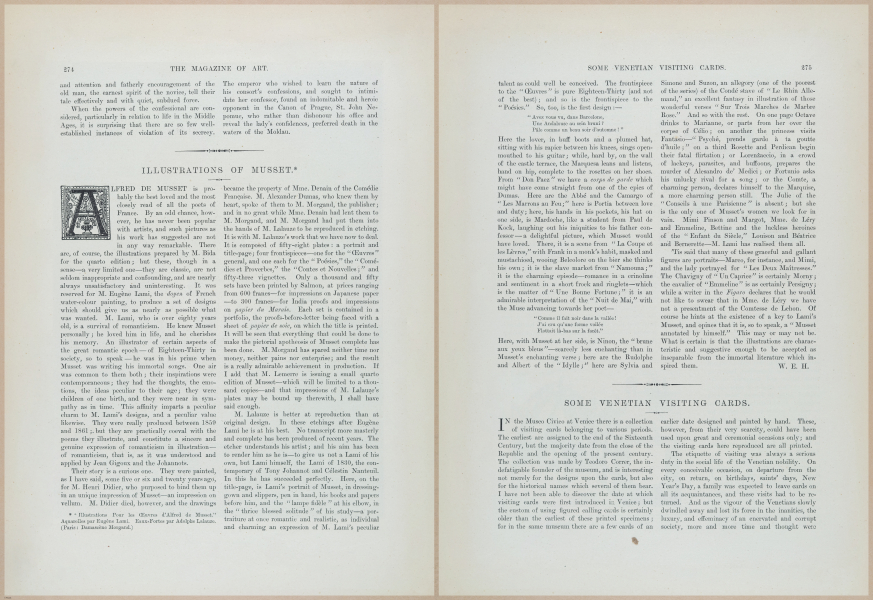 E601 - The Magazine of Art - 1885-1886