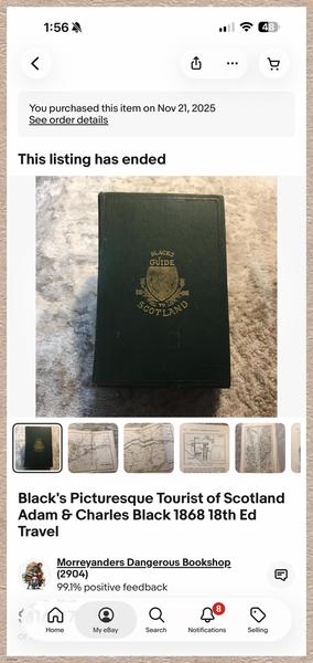 E779 - Black’s Guide to Scotland - 1868 - 8642